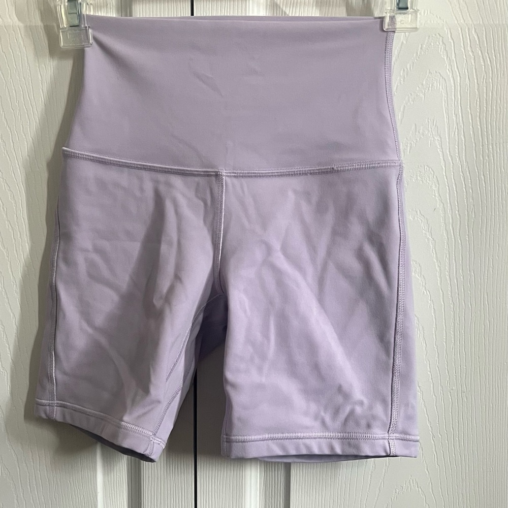 #35 LULULEMON purple align shorts